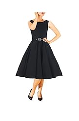 Cotton/Elastane Vintage Cocktail Sleeveless Evening Dress/Prom Dress/Party Dress/Wedding Dress 