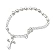 7.5" Polished Rosary Bracelet