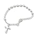 7.5 Inch Polished Rosary Bracelet