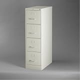 26.5" Deep Commercial 4 Drawer Letter Size High Side Vertical File Cabinet