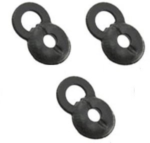 USA-Universal 3 Piece Med Soft Black Rubber 