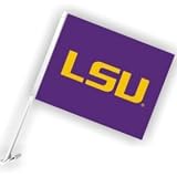 LSU Car Flag