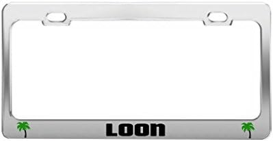 LOON Philippines Beach Shore Coast Fun License Plate Frame Auto Tag Holder