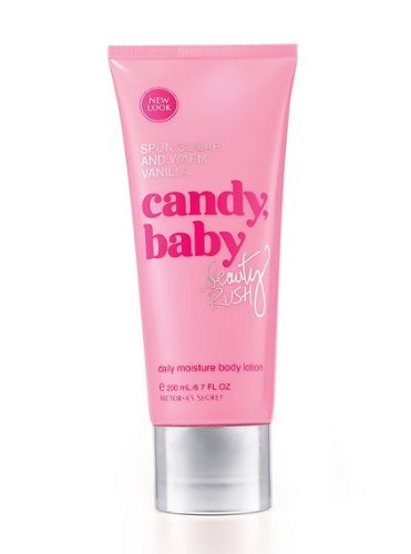 Victoria's Secret Spun Sugar and Warm Vanilla Candy Baby Beauty Rush Daily Moisture Body Lotion, 200 mL/6.7 Fl Oz