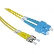 NEW SC / ST, Single Mode, Duplex Fiber Optic Cable, 9/125, 5 Meter - SCST-01205