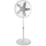 Air King 9119 Commercial Grade Height Adjustable Oscillating Pedestal Fan, 18-Inch