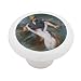 Fisherman and The Siren by Ekwall Decorative High Gloss Ceramic Drawer Knob