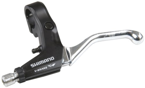 Shimano V- Bremshebel links , 2-Finger, silber/ schwarz Preisvergleich