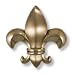 Fleur de Lys Door Knocker Nickel Silver
