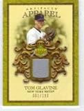 2007 Artifacts MLB Apparel #TG Tom Glavine - New York Mets (Piece of Authentic Game-Worn Jersey - Serial #d to 199) (Baseball Cards)