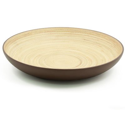 Bamboo Low Bowl Chocolate