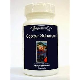 Allergy Research - Copper Sebacate 4 mg 75 caps