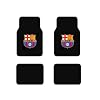 - 	 Barcelona FC Football Soccer Club Front & Rear Carpet Car Truck SUV Floor Mats