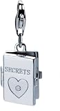 Book Of Secrets, Sterling Silver Diamond Charm By Hot Diamonds