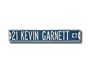 21 Kevin Garnett Court Ct Sign 6 x 36 NBA Basketball Street Sign