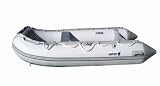 Newport Vessels 8-Feet 10-Inch Dana Inflatable Sport Tender Dinghy Boat - USCG Rated (White/Gray)