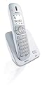 Philips CD5601S/38 DECT Single ECO schnurloses Telefon (XHD High-End Sound, Voll-Grafik-Display mit weisser Hintergrundbeleuchtung, Voll-Duplex Freisprechen, reduzierter Stromverbrauch) silber