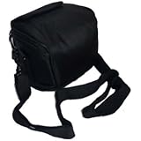 Case Bag for CANON POWERSHOT SX500 IS SX510 HS G1, Nikon Coolpix L820 L810 L620 L610 L340 L330 L320 L310, Nikon 1 J2 J3 S1 V2,Panasonic Lumix DMC LZ20 LZ30 Camera - (Black)