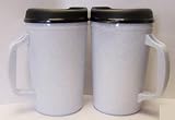 2 Aladdin Foam Insulated Coffee Mug 20 oz - Granite