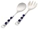 Wild Eye Designs Salad Server Set, Blue Glass Beads