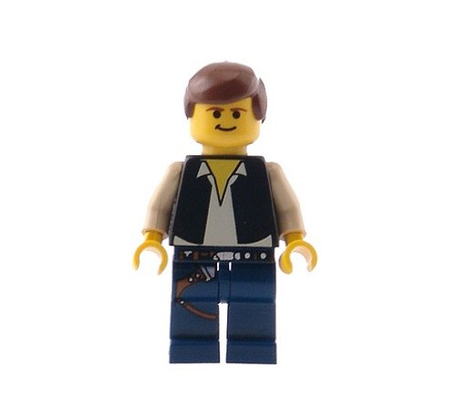 Buy LEGO Star Wars LOOSE Mini Figure Han Solo with Blaster A New Hope Best Price.