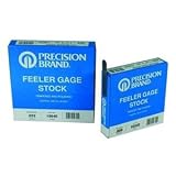 Buy .0015 x 1 2 x 25' Coil HighCarbon Spring Steel Feeler Gauge by Precision Brand