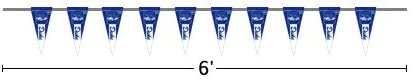 Duke Blue Devils Pennant String (6 foot)