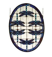 Meyda Tiffany 78087 Dragonflies Oval, Amber