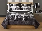 Best Quality Photoreal Football Full / Queen Quilt with 2 Shams By Pem America Best Quality Photoreal Football Full / Queen Quilt with 2 Shams By Pem America