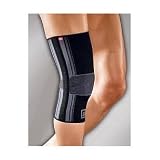 Genumedi® Knee Support with Silicone Patella-ring - Black Size 4