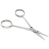 Embroidery & Mustache Scissors Craft Sewing Tool 4"