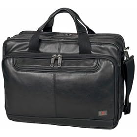 Victorinox Architecture 2.0 Parliament Leather Expandable Laptop Briefcase
