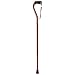 DMI Adjustable Designer Cane with Offset Handle, Comfort Grip and Strap, Copper Swirl