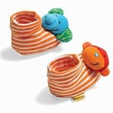 Infantino Foot Rattles - Elephant & Monkey
