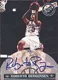 Roberto Bergerson, Boise State Broncos - Portland Trailblazers, 1999 Press Pass Certified Autograph Autographed Card