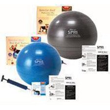 SPRI 75cm Professional Plus Xercise Package: Ball, Pump & Chart