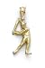 14k Baseball Batter Pendant