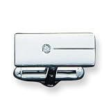 Sterling Silver CZ (Cubic Zirconia) Rectangle Cuff Links