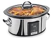 Crock-Pot SCVT650-PS 6-1/2-Quart Programmable Touch Screen Slow Cooker, Stainless Steel Image of Crock-Pot SCVT650-PS 6-1/2-Quart Programmable Touch Screen Slow Cooker, Stainless Steel