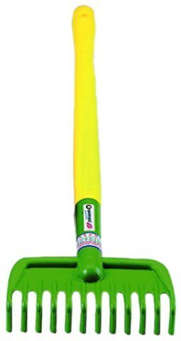 Green Garden Rake