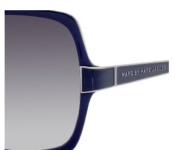Marc by Marc Jacobs MMJ122/S Sunglasses - 0N1O Blue Ruthenium (LF Grey Gradient Lens) - 59mm