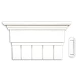 Heath Zenith SL-6251-A Wireless Battery Operated Door Chime Kit, White Column Cover