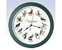 Audubon Singing Bird Clock - 13"