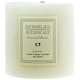 Archipelago Botanicals 3.5 x 3.5 Pillar Candle: Luna