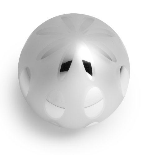 Decorative Small Frosted Oval Ornament