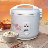 4 C Rice Cooker - Easy to Use (White) (10H x 10.5W x 9.5D)