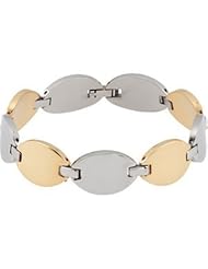 7.5" Amalfi™ Stainless Steel Oval Link Bracelet 07.50 Inch Gold Immerse lating Fb129