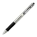 Pilot EasyTouch Retractable Ballpoint Pens, Fine Point, Refillable, Clear Barrel, Black Ink, 12-Count, 32210