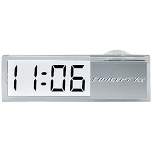 Custom Accessories 23516 Digital Clock Clear Custom Accessories 23516 Digital Clock Clear