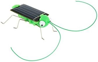 Solar Powered Grasshopper Toy (Green)